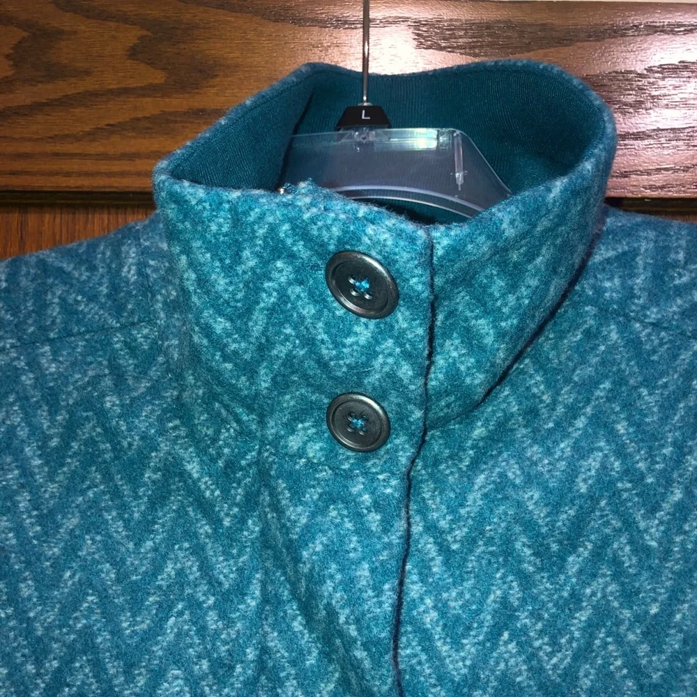 COPY - Prana Lily Jacket in Teal Chevron - Picture 4 of 9